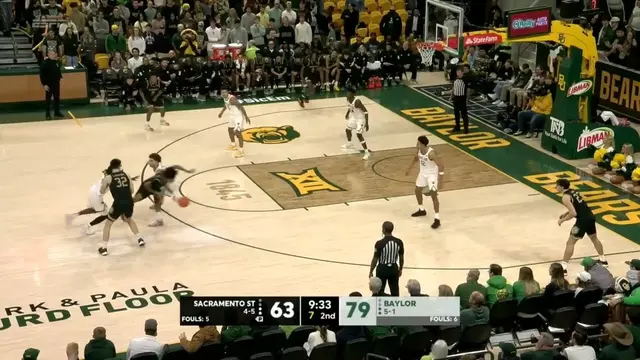 Poster image for Baylor Basketball (M): Dan Skillings Jr. (12 PTS) Highlights vs. Sacramento State | December 2, 2025