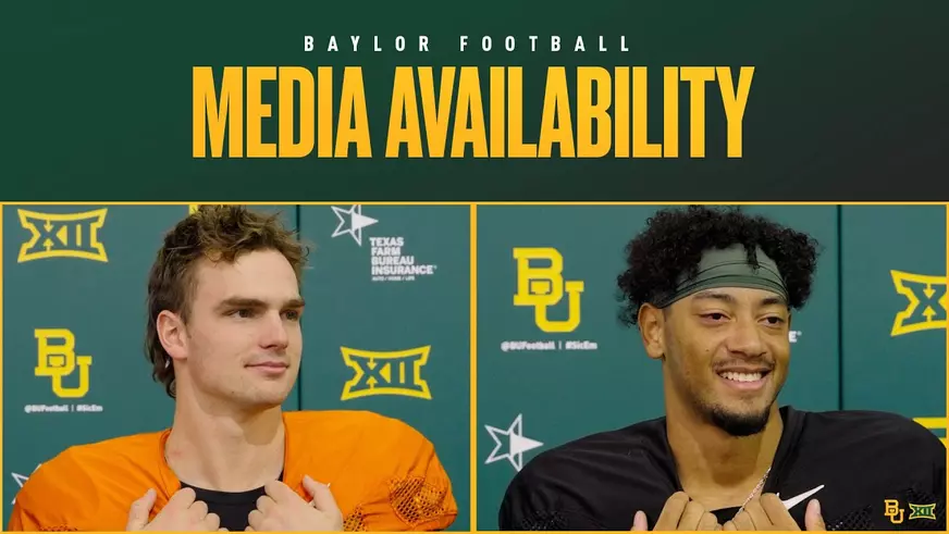 Poster image for Baylor Football: Sawyer Robertson & Reggie Bush Media Availability, Nov 11, 2025