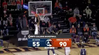 Oregon State Beavers Highlights vs. UC Davis Aggies