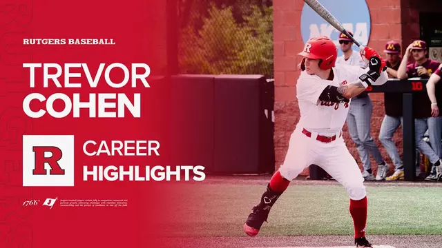 Poster image for Trevor Cohen Career Highlights | Rutgers Baseball