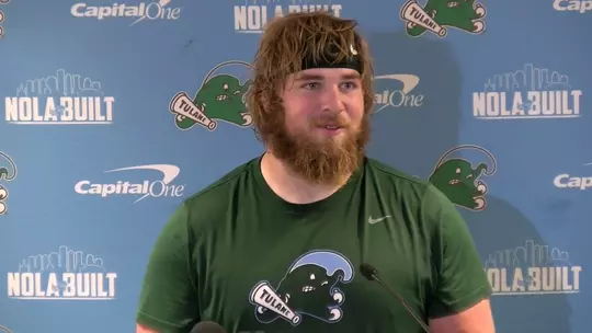 Poster image for Tulane Tuesday: OL Jack Hollifield - 10/4/25
