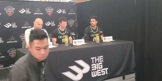 Poster image for MBB Postgame Press Conference - Big West Championship Quarterfinal UC Riverside (March 13, 2025)