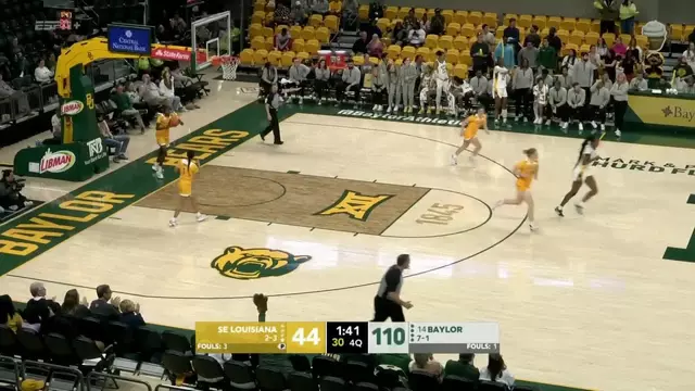 Poster image for Baylor Basketball (W): Kiersten Johnson Highlights (10 PTS) vs. Southeastern La. | December 3, 2025