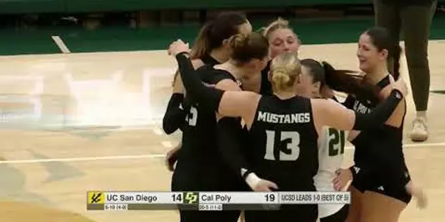Poster image for Cal Poly vs. UC San Diego, Women's Volleyball Highlights -- Nov 8th, 2025