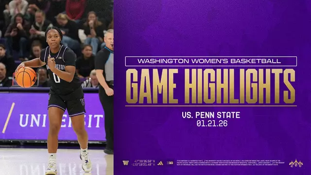 Poster image for Washington 81, Penn State 65 | Huskies Highlights