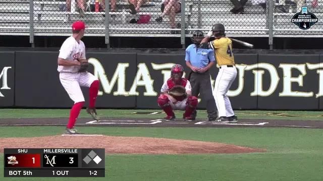 Poster image for Highlights: Millersville Baseball NCAA Atlantic Regional vs. Seton Hill (May 16, 2025)