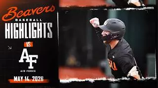 Oregon State Baseball Highlights: 5/14/26 vs. Air Force