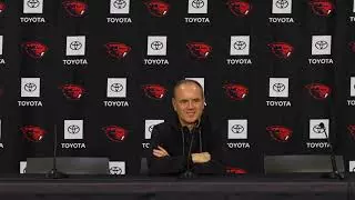 Scott Rueck, Katie Field & Jenna Villa | Oregon State WBB Midweek Presser