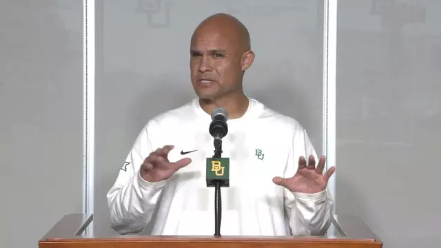 Poster image for Baylor Football: Weekly Press Conference with Dave Aranda | November 24, 2025