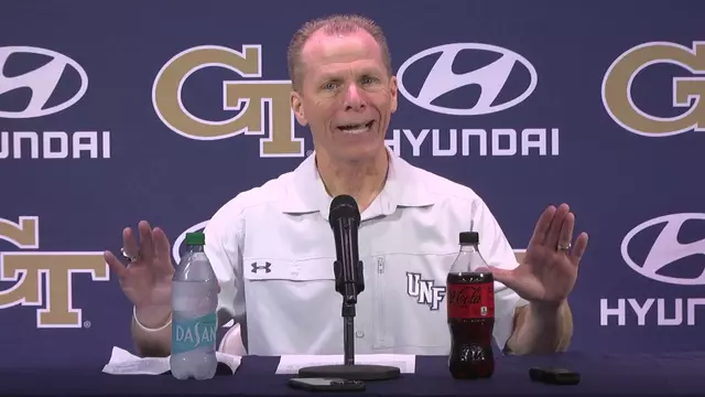 Poster image for Coach Driscoll Postgame Interview at Georgia Tech