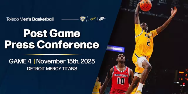 Poster image for Toledo Men's Basketball vs Detroit Mercy Press Conference