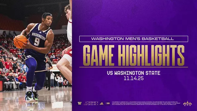 Poster image for Washington 81, Washington State 69 | Huskies Highlights