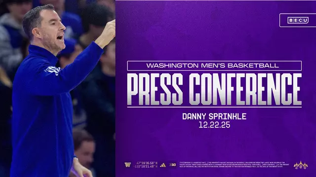 Poster image for Head Coach Danny Sprinkle Postgame Press Conference: San Diego
