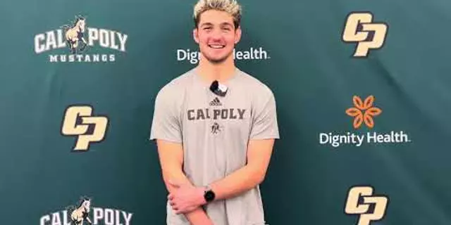 Poster image for Cal Poly’s Cash Stewart Post Dual Press Conference - SIUE (Feb. 2, 2025)