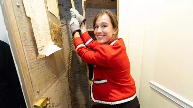 Poster image for Rutgers Women's Rowing Rings The Bell