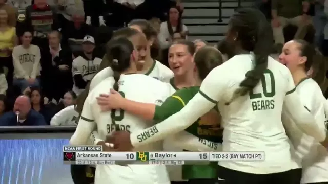 Poster image for Baylor Volleyball: Highlights vs. Arkansas State | December 4, 2025