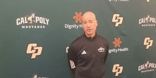 Poster image for Cal Poly Head Coach Mike DeGeorge Postgame - Redlands (11/29/25)
