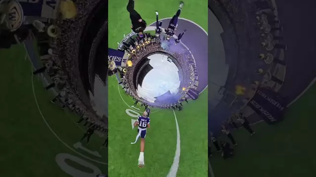 Poster image for One last time in 2025 🔥 #GoHuskies #universityofwashington #collegelife #football #360camera
