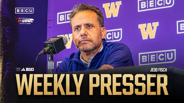 Poster image for Head Coach Jedd Fisch Press Conference: December 8, 2025