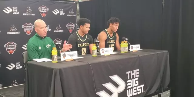 Poster image for MBB Postgame Press Conference - Big West Championship vs UC Davis (March 12, 2025)