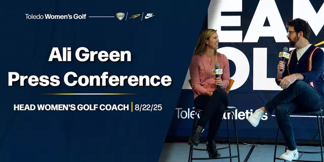 Poster image for Toledo Women's Golf - Ali Green Press Conference 8/22/25