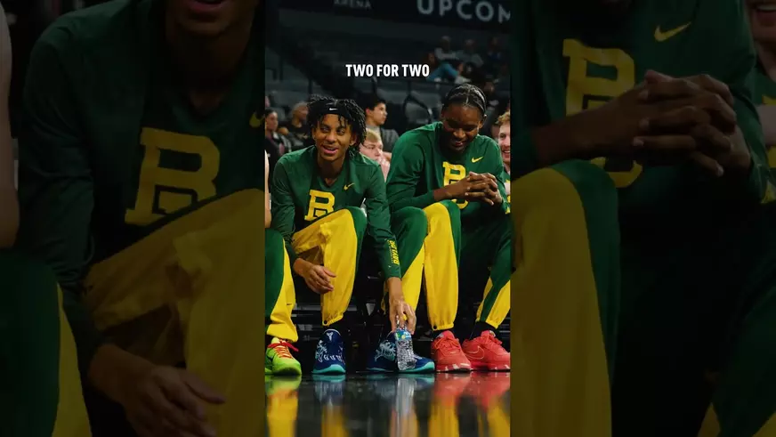 Poster image for Bringing back the bottle flip challenge on the bench 🤣 #collegebasketball #bottleflip