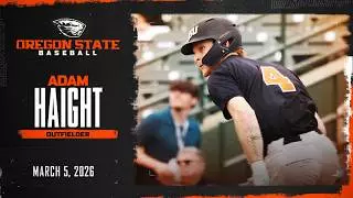 Oregon State Baseball Interview: Adam Haight (3/5/26)
