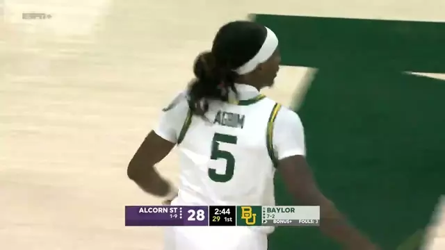 Poster image for Baylor Basketball (M): Obi Agbim (14 PTS) vs. Alcorn State | December 19, 2025