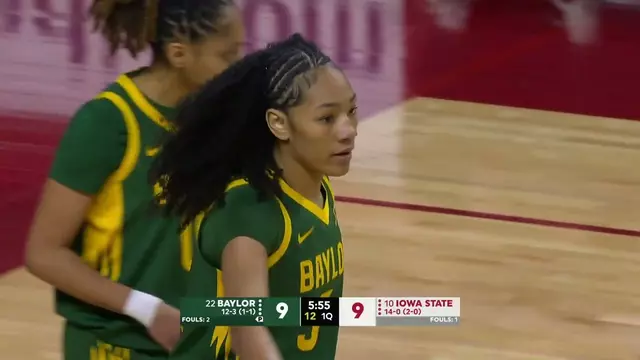 Poster image for Baylor Basketball (W): Darianna Littlepage-Buggs Highlights (13 PTS) at Iowa State | January 4, 2026