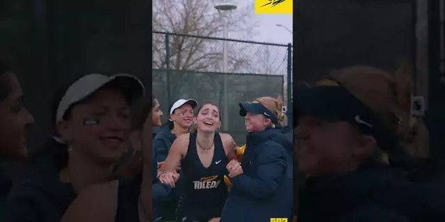 Poster image for Toledo Women's Tennis Match Point over Ball State