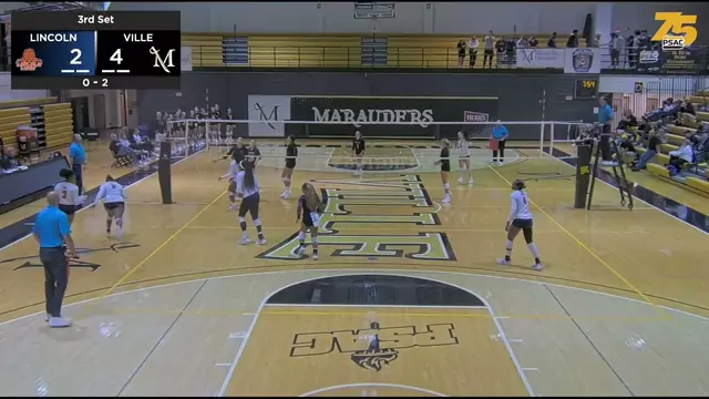 Poster image for Highlights: Millersville Volleyball vs. Lincoln (Pa.) (September 17, 2025)
