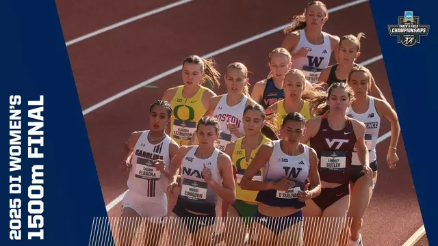 Poster image for Women's 1500m final - 2025 NCAA outdoor track and field championship