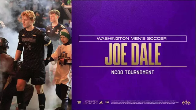 Poster image for Joe Dale NCAA Highlights: Washington Men's Soccer