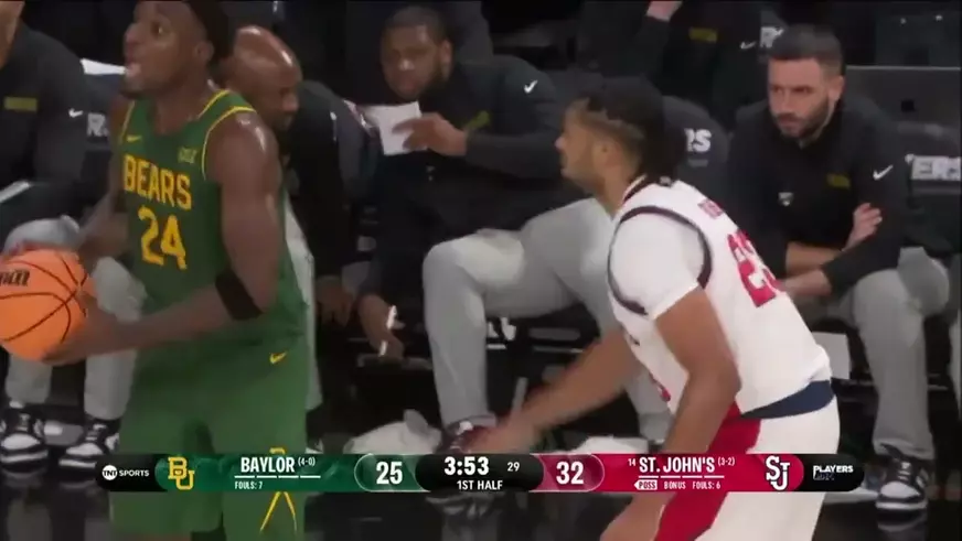 Poster image for Baylor Basketball (M): Condensed Game vs. St. John's | November 25, 2025