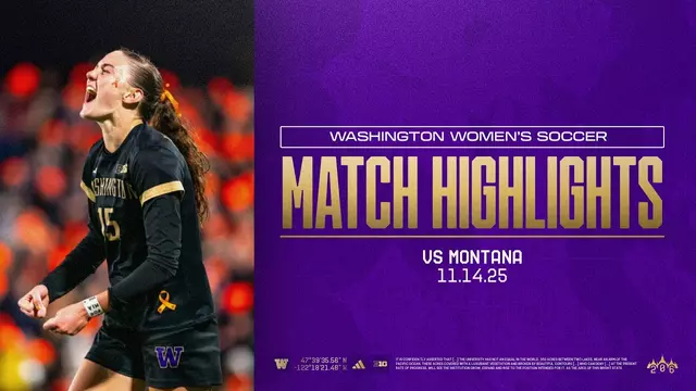 Poster image for Washington 2, Montana 0 | Huskies Highlights