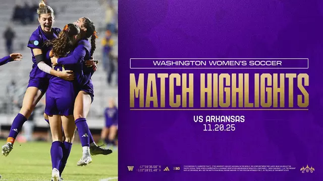 Poster image for Washington 1, Arkansas 0 | Huskies Highlights
