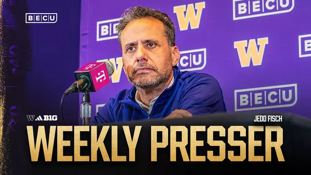 Poster image for Head Coach Jedd Fisch Press Conference: October 13, 2025