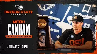 Oregon State Baseball Interview: Mitch Canham (1/21/26)