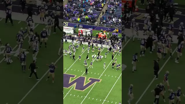 Poster image for Can confirm: we indeed pumped it up 🔊 #GoHuskies #collegefootball #universityofwashington