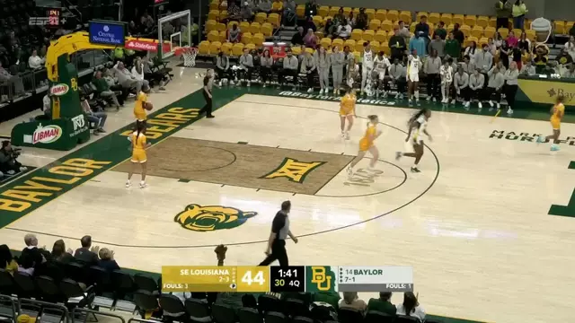 Poster image for Baylor Basketball (W): Highlights vs. Southeastern Louisiana | December 3, 2025