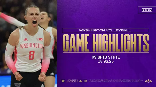 Poster image for Washington 3, Ohio State 1 | Huskies Highlights
