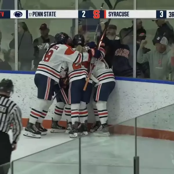 Image related to Highlight: Syracuse Ice Hockey Beats No. 4 Penn State in Overtime