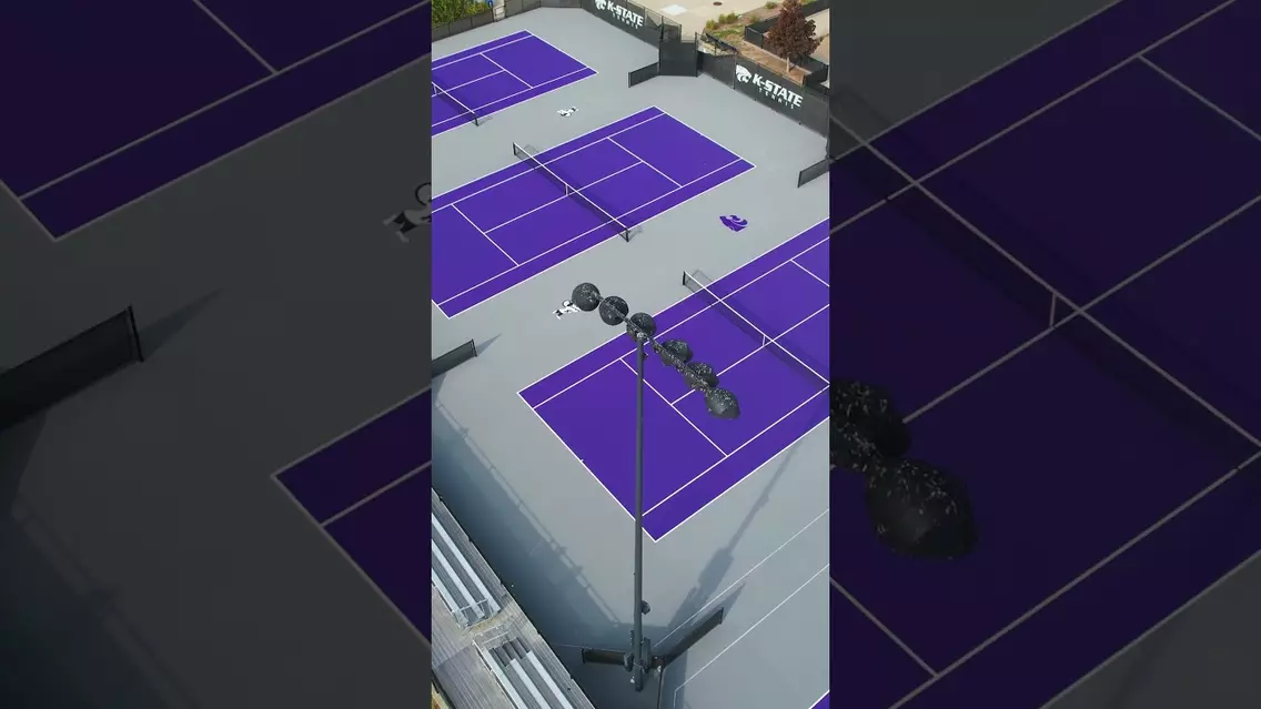 Poster image for K-State Tennis | Court Updates and Resurfacing