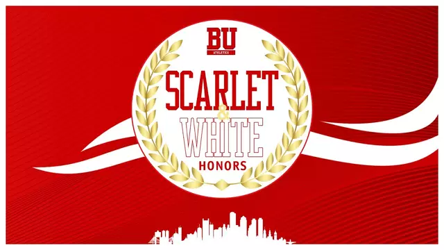 Poster image for 2024-25 Scarlet & White Honors: BU Student-Athlete Awards