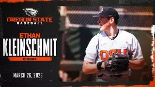 Oregon State Baseball Interview: Ethan Kleinschmit (3/26/26)