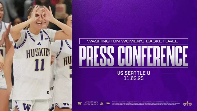 Poster image for Washington Women's Basketball Postgame Press Conference: Seattle U
