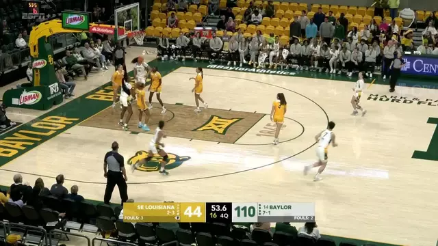 Poster image for Baylor Basketball (W): Yuting Deng Highlights (11 PTS) vs. Southeastern La. | December 3, 2025