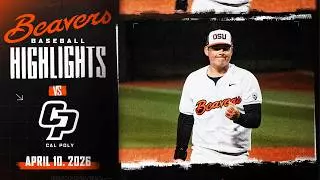 Oregon State Baseball Highlights: 4/10/26 vs. Cal Poly