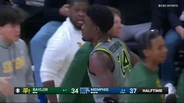 Poster image for Baylor Basketball (M): Tounde Yessoufou (22 PTS) at Memphis | December 6, 2025