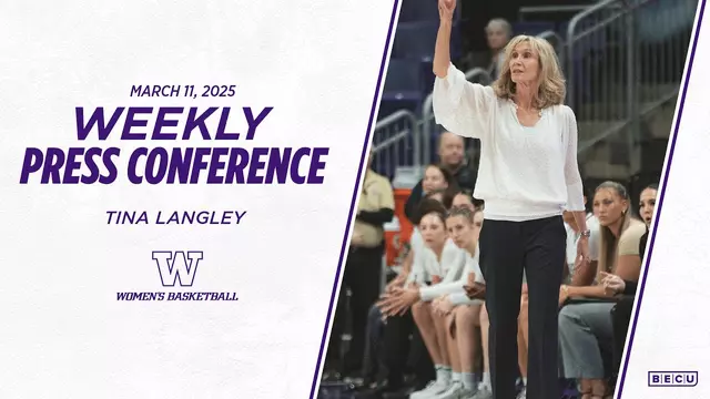 Poster image for Head Coach Tina Langley Weekly Press Conference: March 11